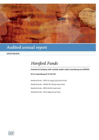 Annual Report Audited and Signed 2015