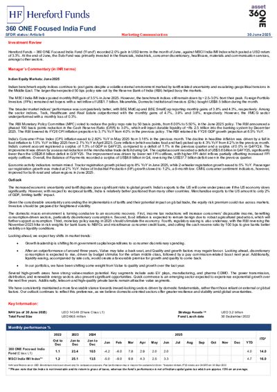 360 ONE AM factsheet June 2025