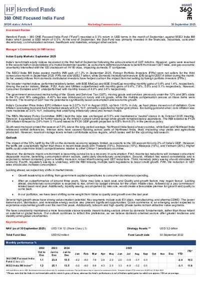 360 ONE AM factsheet September 2025