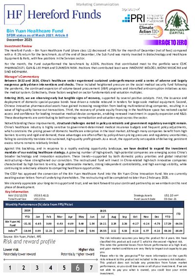 Bin Yuan Healthcare factsheet December 2025