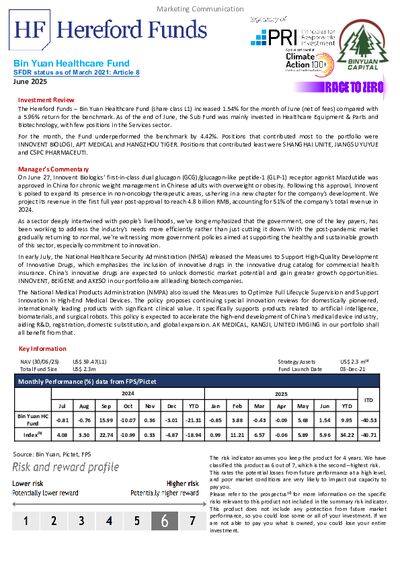 Bin Yuan Healthcare factsheet June 2025