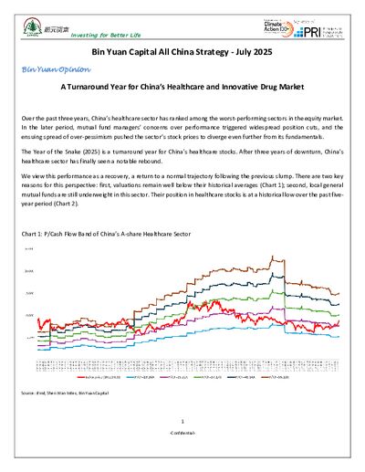 Bin Yuan July 2025 investment letter - Innovative Drugs