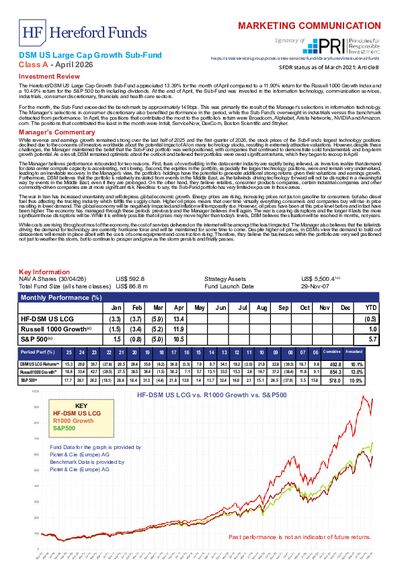 DSM A factsheet April 2026