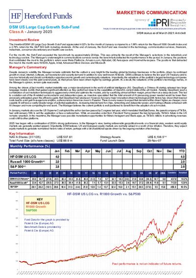 DSM A January factsheet