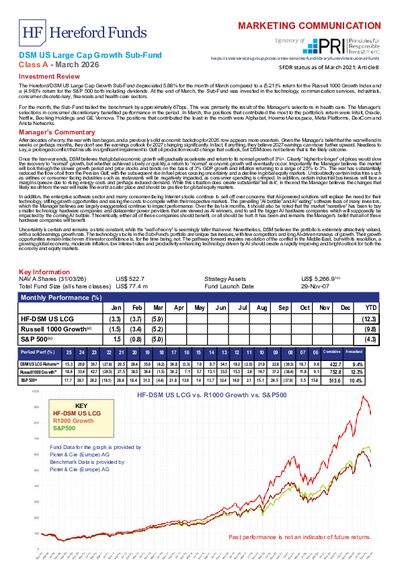 DSM A factsheet March 2026