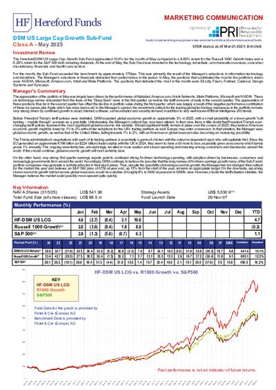 DSM A factsheet May 2025