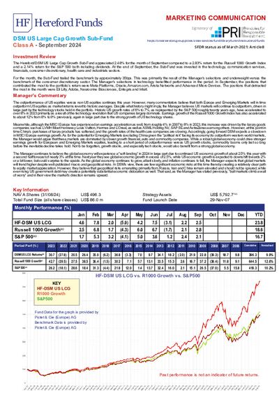 DSM A Factsheet September 2024