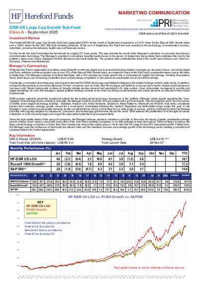 DSM A factsheet September 2025