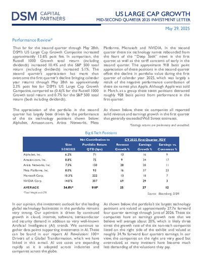 DSM Mid Q2 2025 Investment Letter