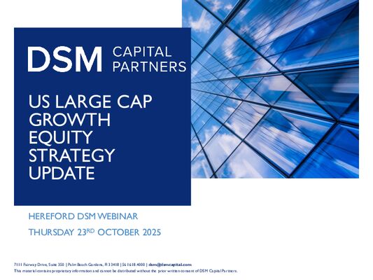 DSM Webinar slides October 2025