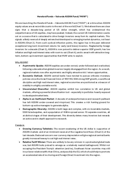 Valderde launch bullet points